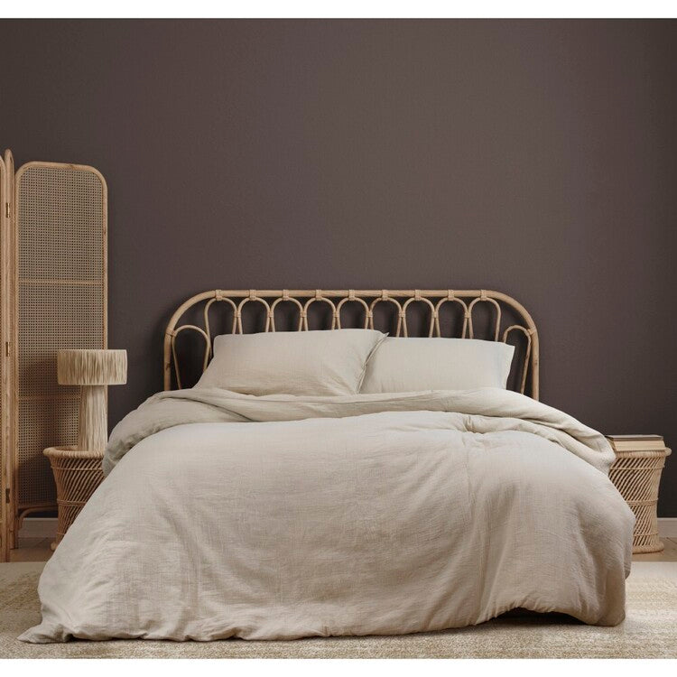 Earth Oatmeal Quilt Cover Set by Ardor Boudoir Linen