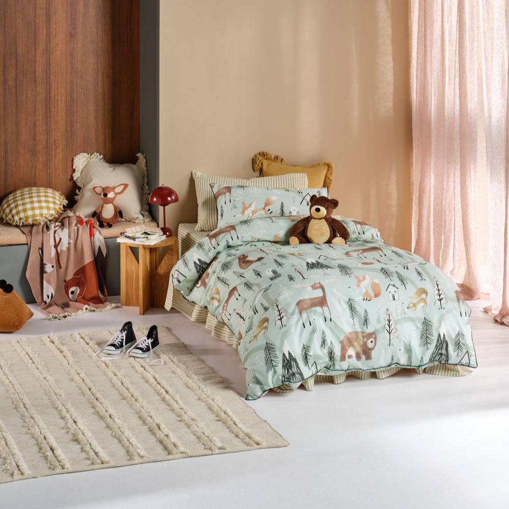 Woodland Winter Quilt Cover Set by Linen House Kids Planet Linen