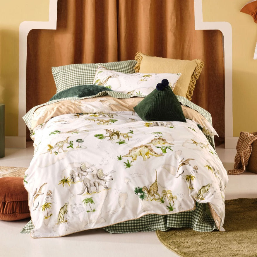 I Heart You Reversible Quilt Cover Set by Linen House Kids