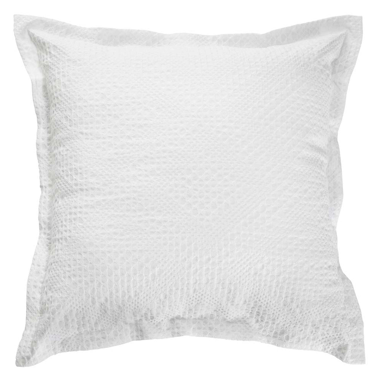 Colca White European Pillowcase by Bianca Linen