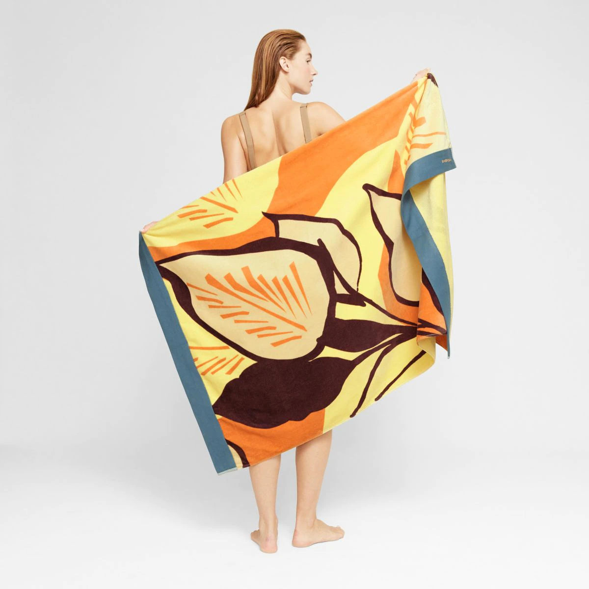 Saltet Marmalade Beach Towel by Sheridan Linen
