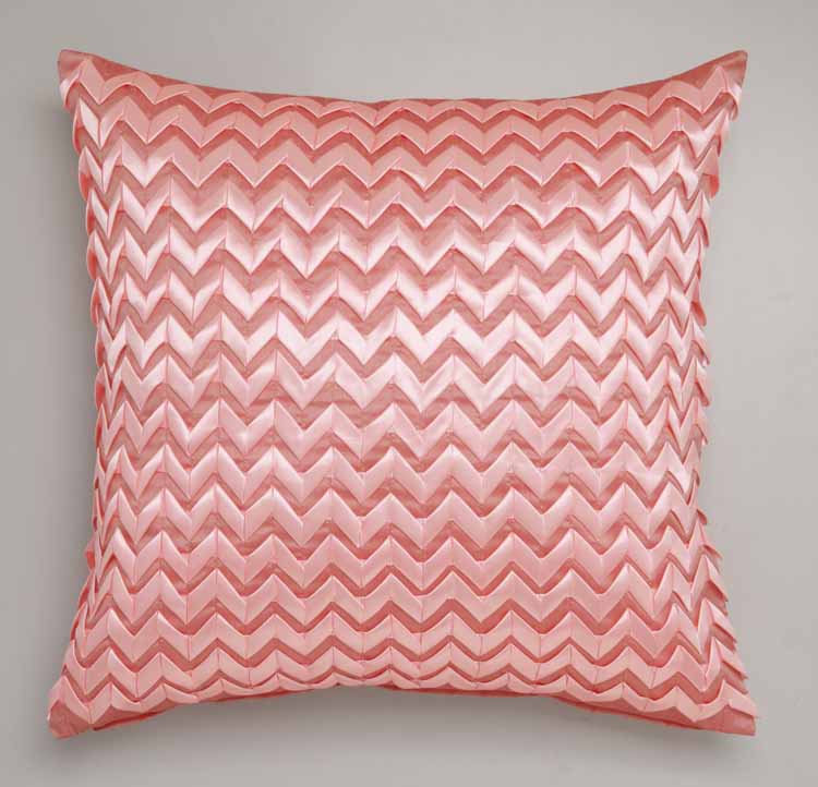 Chevron Cushions by Logan Mason Ultima-Coral-European Pillowcase