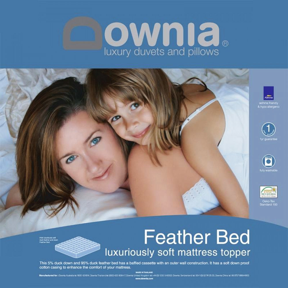 Feather Bed Mattress Topper by Downia Linen