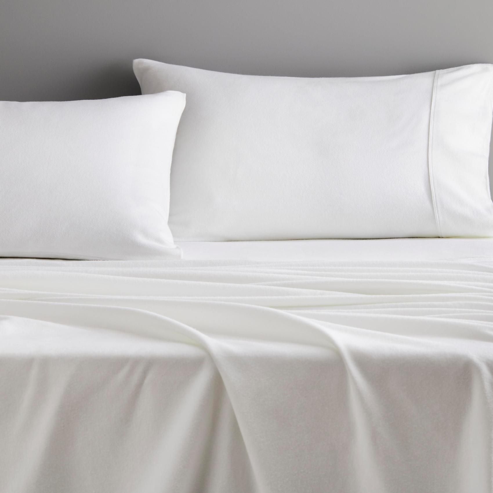 Flannelette Sheet Set WHITE by Sheridan Linen