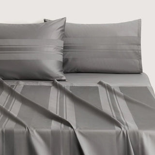 1200TC Millennia Bold Flat Sheet Flint by Sheridan