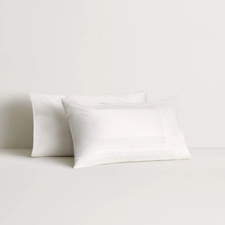 1200tc Millennia Bold Snow Standard Pillowcase Pair by Sheridan