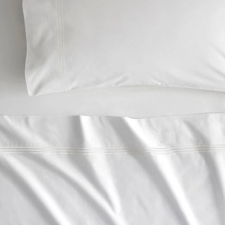 1200TC Palais Snow Flat Sheet by Sheridan