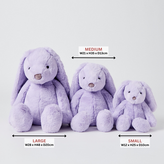 Large Bunny Lilac Soft Toy by Jiggle & Giggle