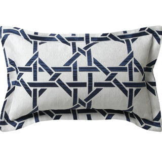 Octagonal Lattice Ink Decorator Cushion by Florence Broadhurst