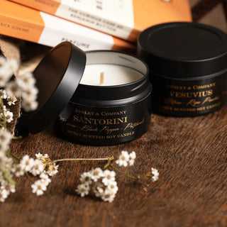 Luxury Vesuvius Travel Candle 150g by Apsley and Company
