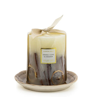 Orange Cinnamon and Clove Botanical Candle 900g by Scented Space and Apsley & Company