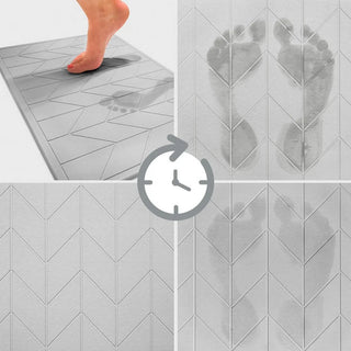 Algodon  DRI Stone Bath/ Kitchen Mat LIGHT GREY