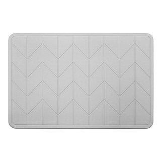 Algodon  DRI Stone Bath/ Kitchen Mat LIGHT GREY