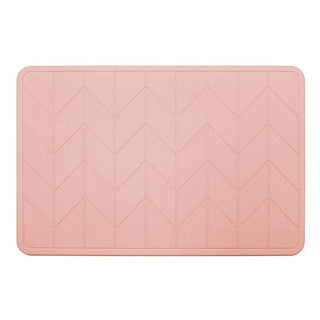 Dri Stone Bath Mat Blush