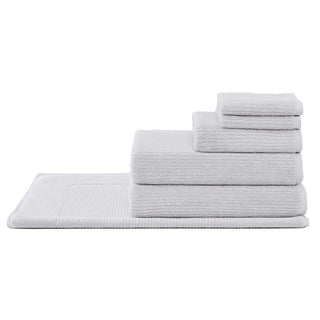Living Textures Trenton 6 PIECE TOWEL PACK by Sheridan SILVER GREY