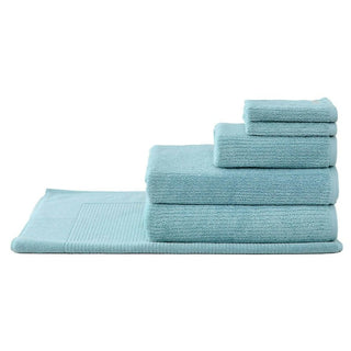 Living Textures Trenton 6 PIECE TOWEL PACK by Sheridan MISTY TEAL
