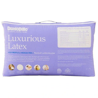 Latex High Profile & Medium Feel Pillow by Dunlopillo