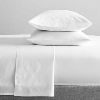 Organic Cotton Percale 300TC WHITE Sheet Set by Renee Taylor