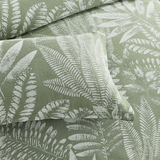Renee Taylor Lansfield Sage Jacquard Quilt Cover Set