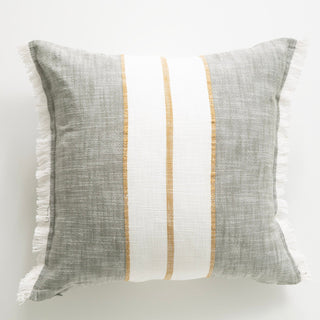 Darcy Sage Feather Indoor Cushion by Renee Taylor