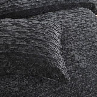 Renee Taylor Charlotte Onyx Jacquard Quilt Cover Set