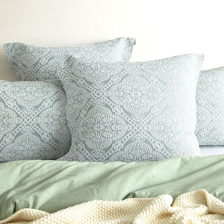 Renee Taylor Mayfair Sage Jacquard Quilt Cover Set