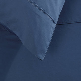 500TC Cotton Sateen Indigo Standard Pillowcase by Private Collection