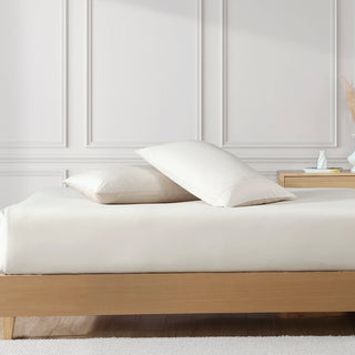 500TC Cotton Sateen Stone Standard Pillowcase by Private Collection