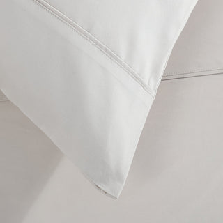 500TC Cotton Sateen Stone Standard Pillowcase by Private Collection