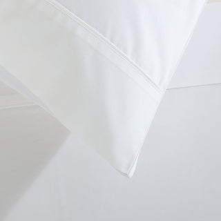 500TC Cotton Sateen White Standard Pillowcase by Private Collection