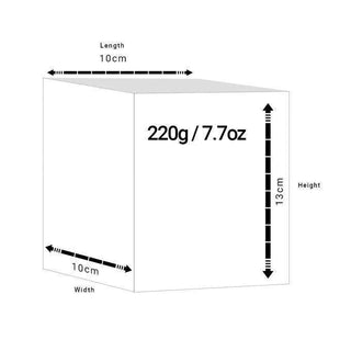 Amber Mahogany 220g Bevelled Crystal Candle by Abode Aroma