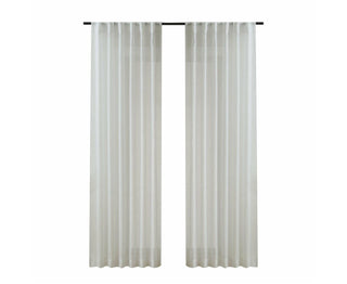 Orson Concealed Tab Sheer Curtain in STORM by Zaab