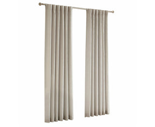 Amelie Room Darkening Concealed Tab Curtain in STONEWASH by Zaab