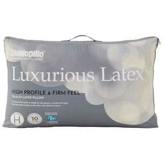 Luxurious Latex High Profile & Firm Feel Pillow by Dunlopillo