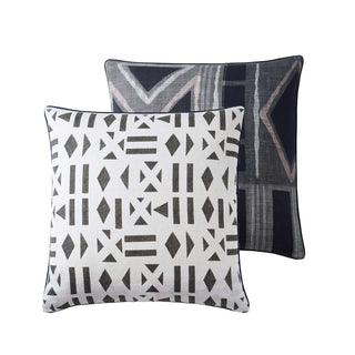 Carus Charcoal Quilt Cover Set by Logan and Mason
