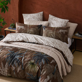 Serengeti Mink Quilt Cover Set by Logan and Mason