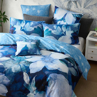 Aurora Denim Quilt Cover Set by Logan and Mason