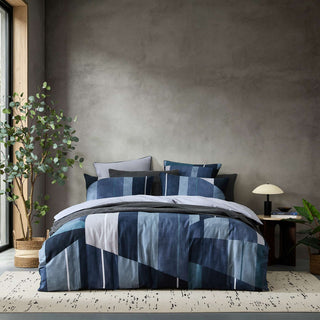 Talbot Grey Quilt Cover Set by Logan and Mason