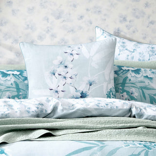 Waterlily Sage Pillowcase by Logan and Mason