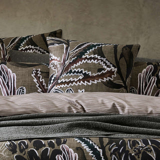 Wilga Taupe Pillowcase by Logan and Mason