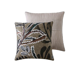 Wilga Taupe Pillowcase by Logan and Mason