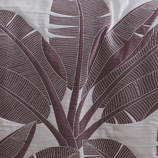Lagos Fig Quilt Cover Set by Logan and Mason Platinum