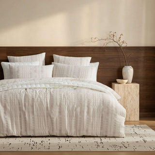 Static Stone Quilt Cover Set by Logan and Mason Platinum