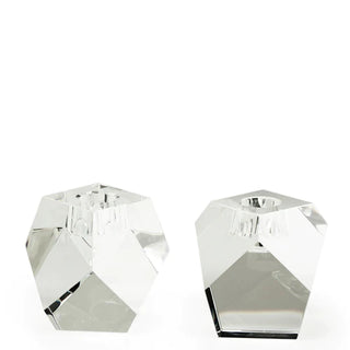 Cybus Cubix Crystal Taper Holders by Abode Aroma
