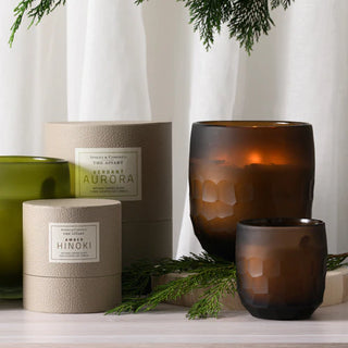 Amber Hinoki Apiary Candle 350g by Apsley and Company