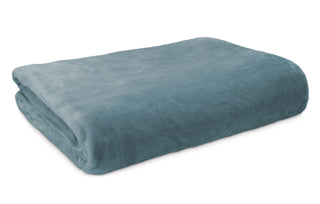 Lucia Luxury Plush STORMY SEA Queen/King Size Blanket by Ardor