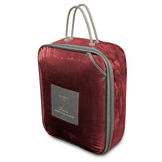 Lucia Luxury Plush JARRAH Queen/King Size Blanket by Ardor
