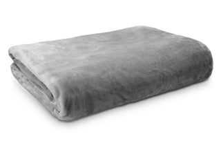 Lucia Luxury Plush SILVER Queen/King Size Blanket by Ardor