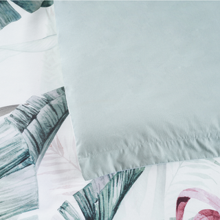 Abbey Green Quilt Cover Set By Bianca