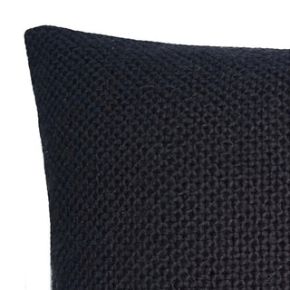 Amsterdam Black Square Filled Cushion 50 x 50cm by Zaab